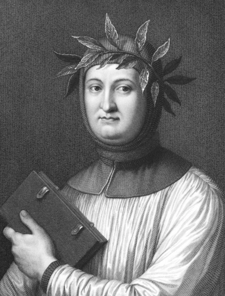 Engraving of Petrarch (Public Domain)